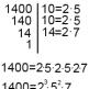 Décomposer les nombres en multiplicateurs simples