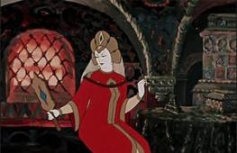 Příběh o mrtvé princezně a simoh bogatyrs Cartoon 